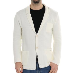 GIACCA IN MAGLIA PANNA